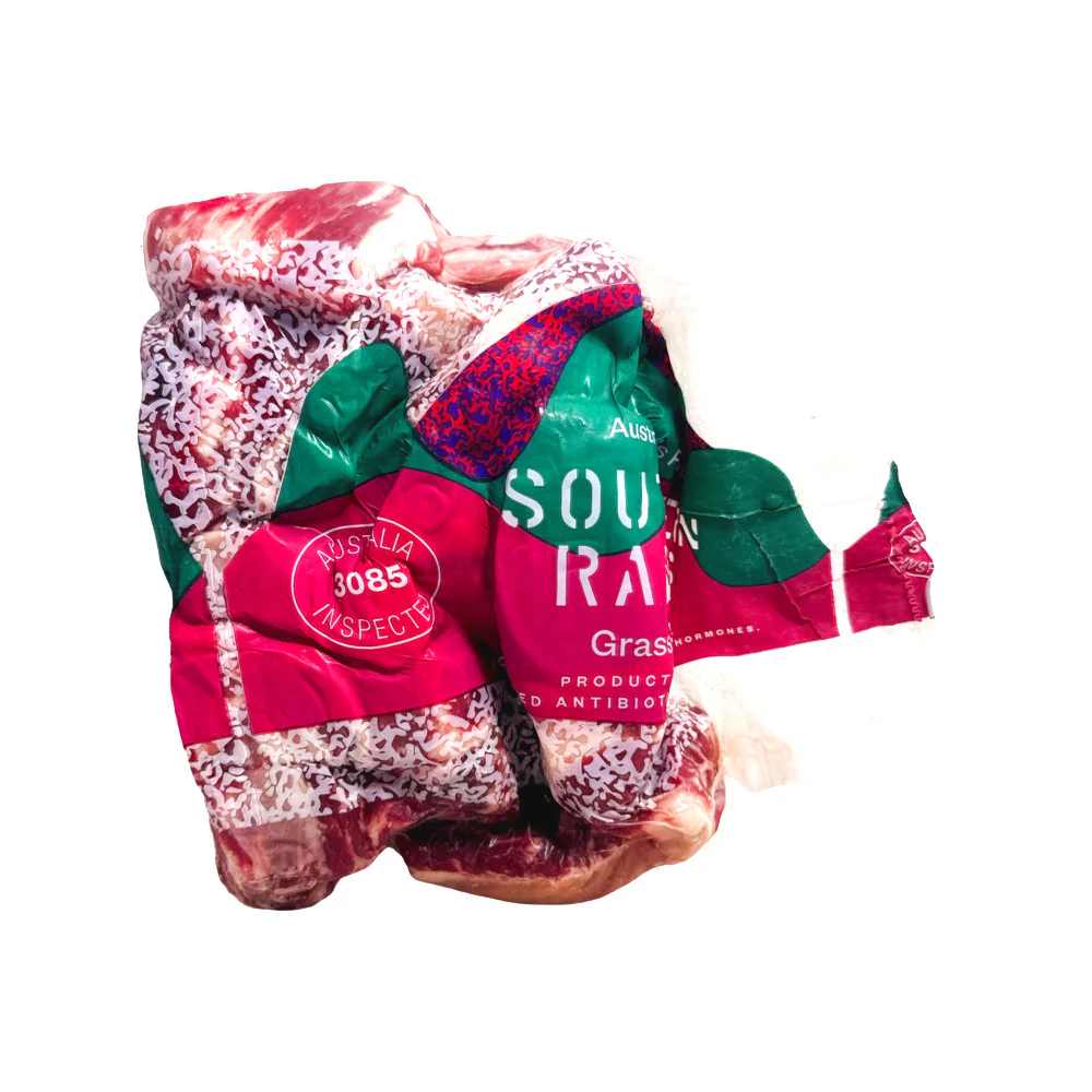 Southern Rangers Frozen Beef Rib Strips - Vacuum Packed, 1kg