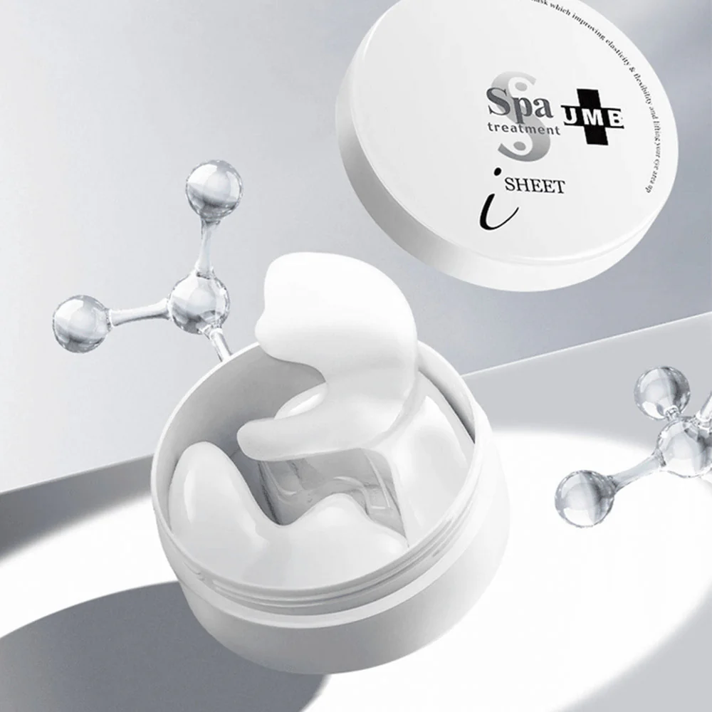 Spa Treatment Snake Peptide Eye Masks for Dark Circles & Fine Lines - 60 Sheets (White) - Image 2