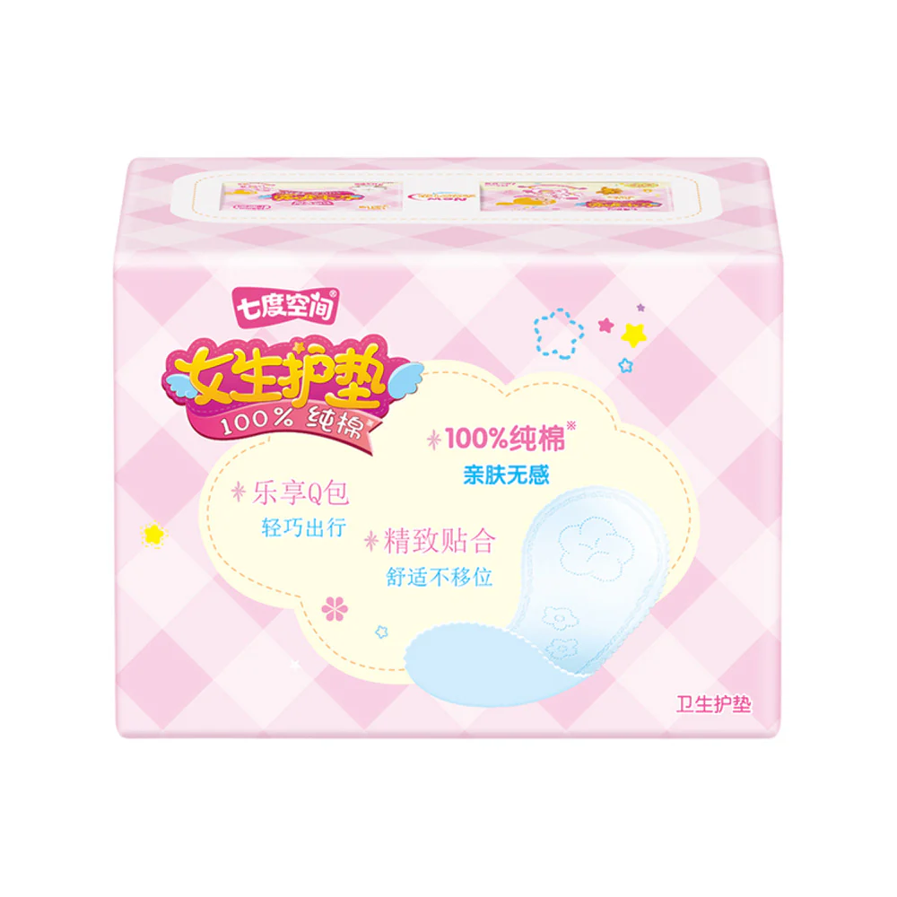 Space 7 Cotton Panty Liners - 18 Pieces, 155mm - Image 4