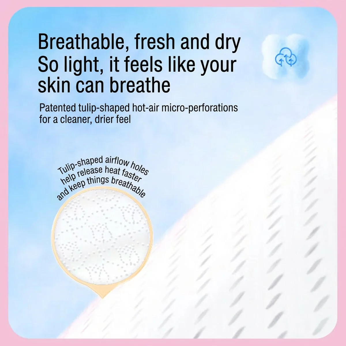 Space 7 Elegant Series Ultra Thin Night Sanitary Pads - 10 Pieces, 275mm - Image 4