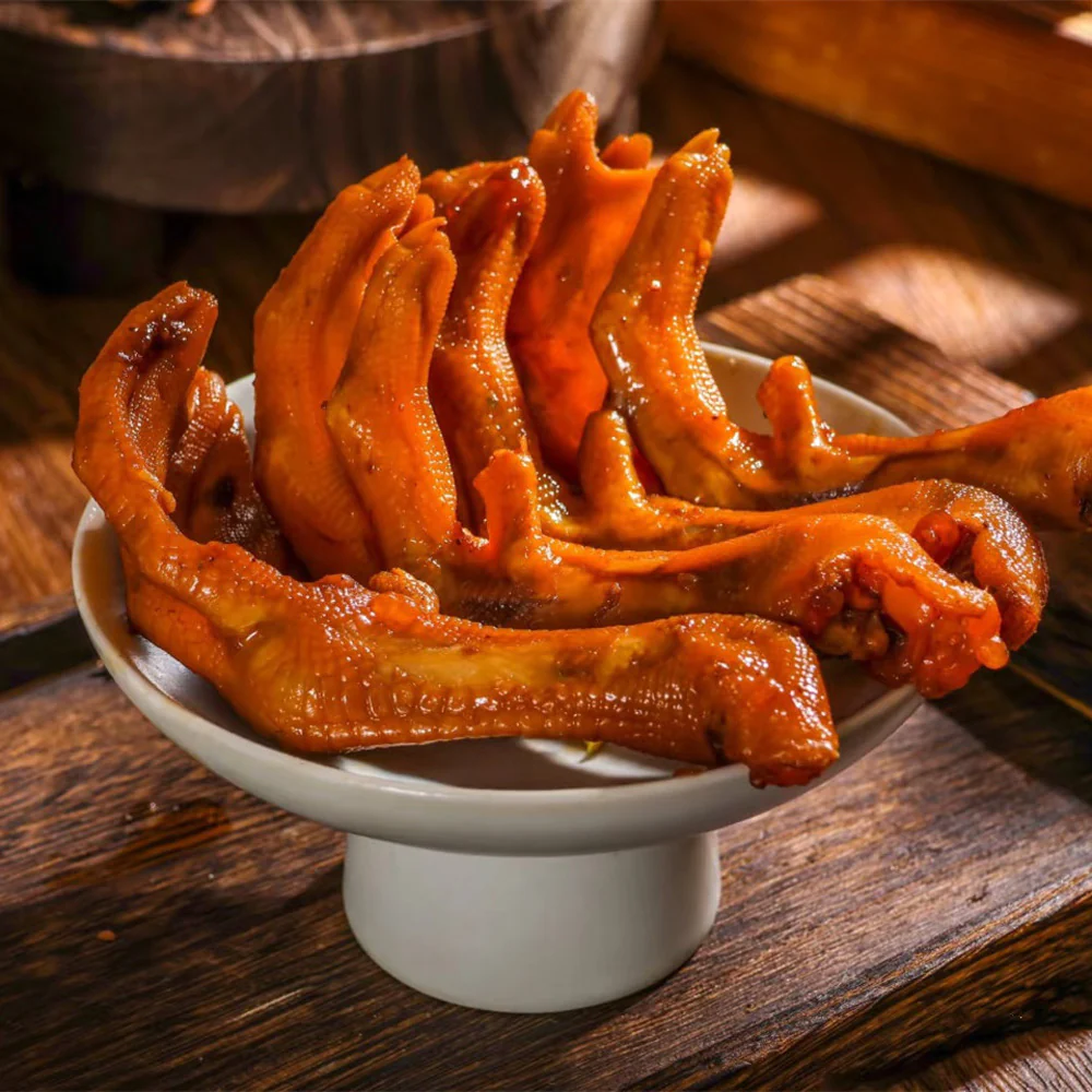 Spicy Braised Duck Feet - 900ml Box (10 Pieces)
