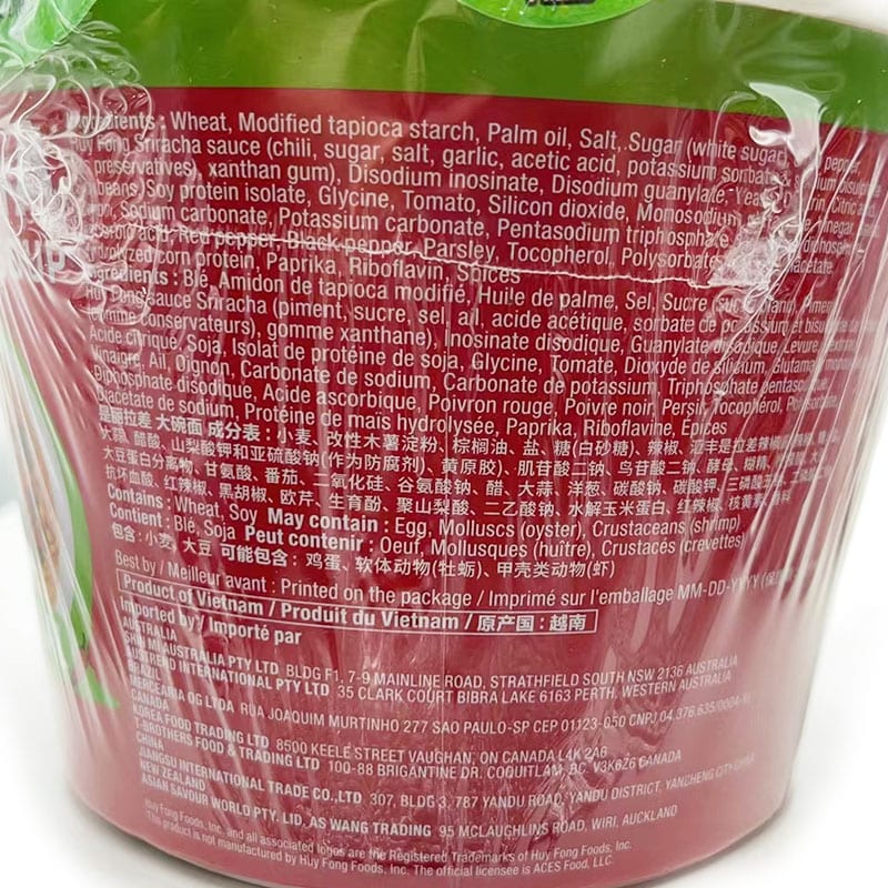 Sriracha Ramen Noodle Soup - Extra Spicy, 110g - Image 3