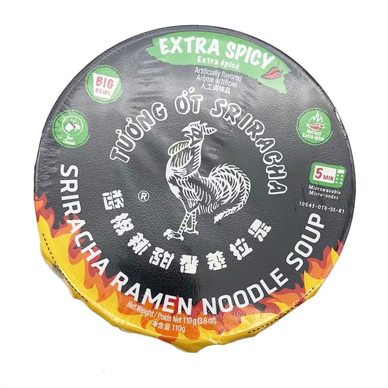 Sriracha Ramen Noodle Soup - Lobster Flavor, Extra Spicy - 110g - Image 2