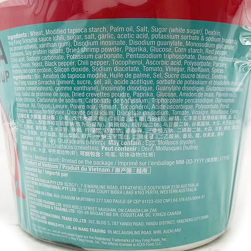 Sriracha Ramen Noodle Soup - Original Flavor, 110g - Image 3