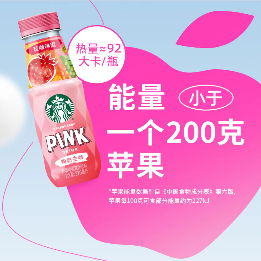 Starbucks Pink Drink – Lightly Caffeinated Fruit Juice Beverage, 270ml - Image 5