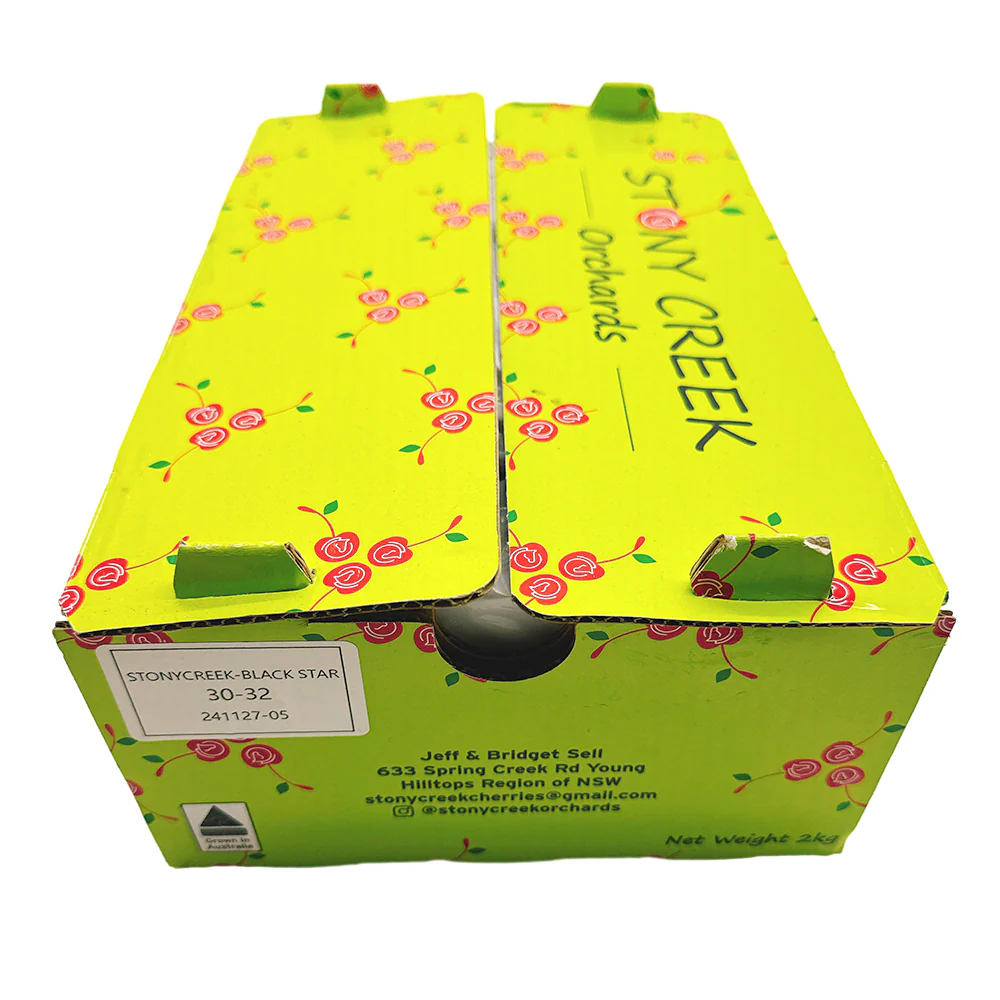 Stonycreek Black Star Cherries Gift Box 30-32mm - 2kg - Image 4