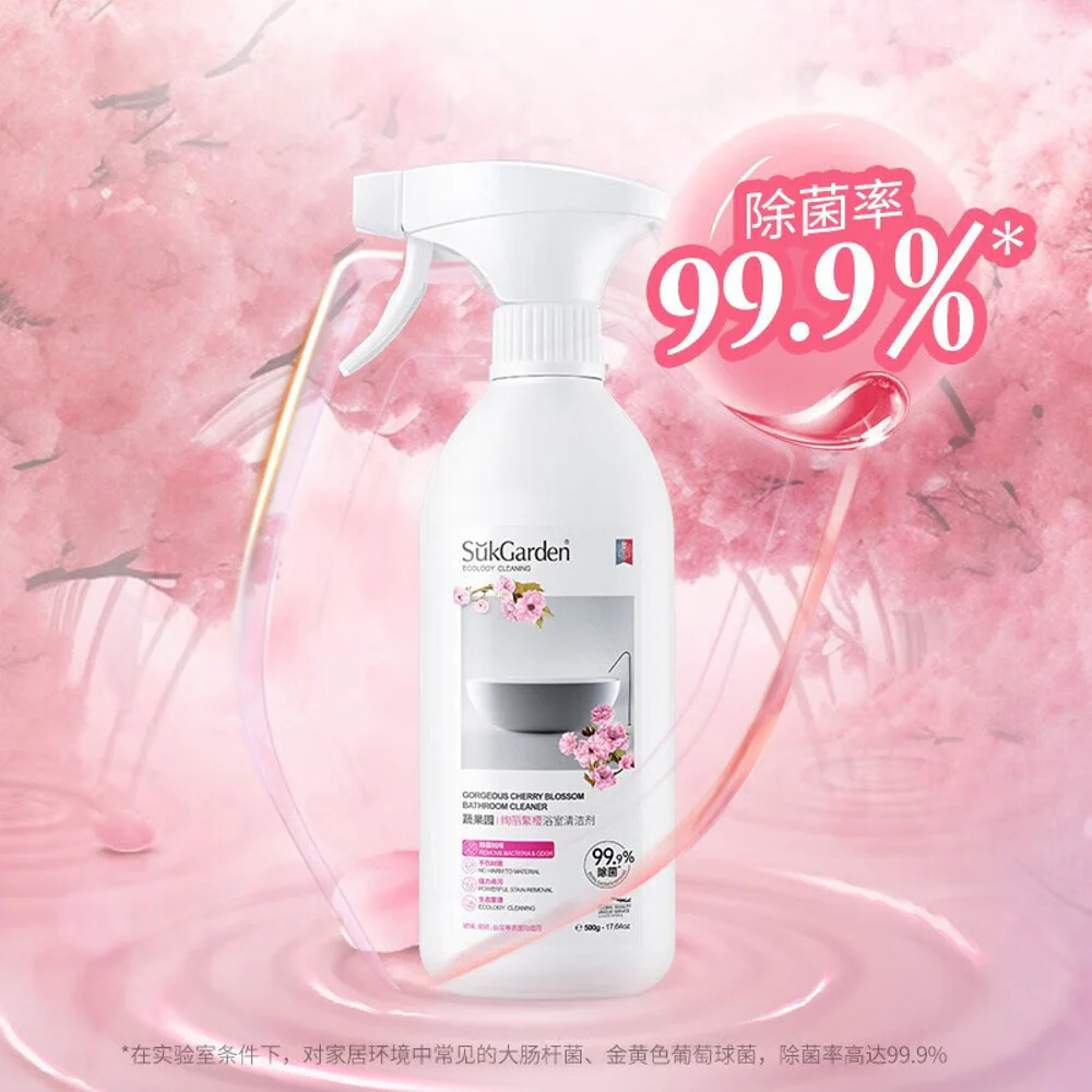 SukGarden Gorgeous Cherry Blossom Bathroom Cleaner - 500g - Image 4