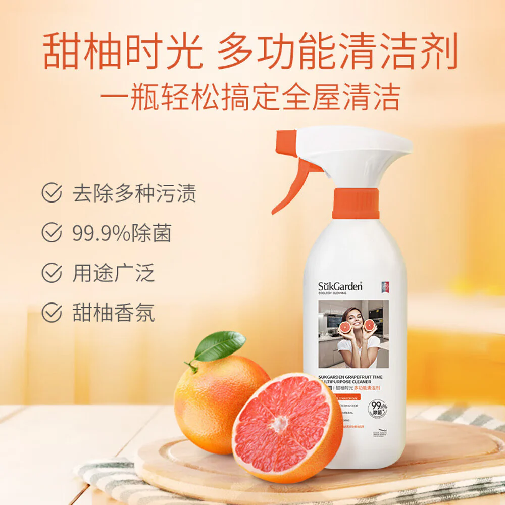 SukGarden Grapefruit Time Multipurpose Cleaner Spray - 500g - Image 5