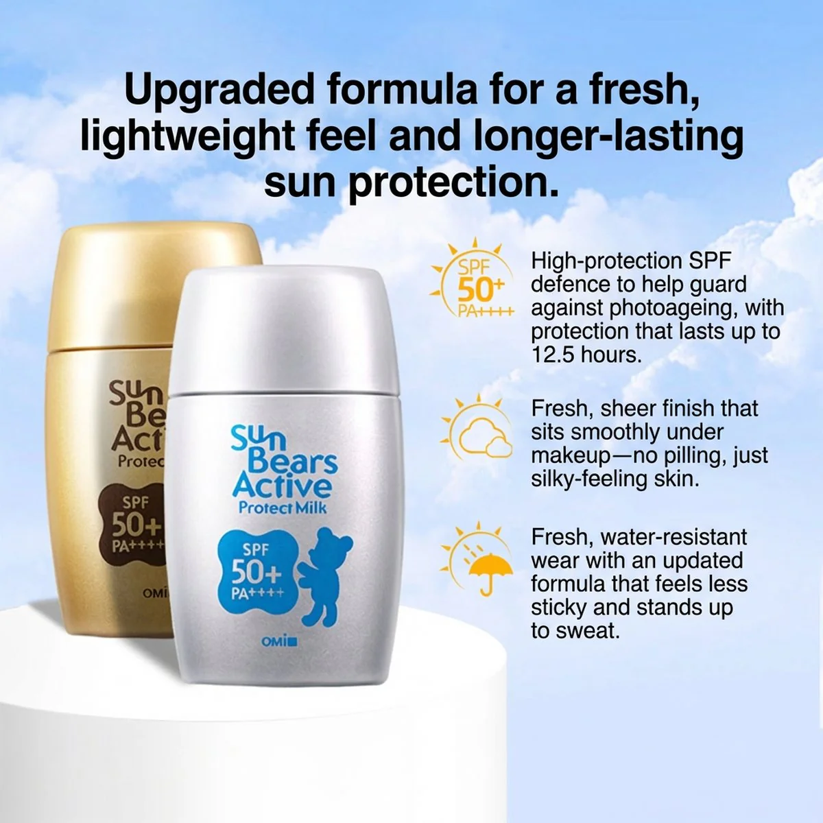 Sun Bears Active Protect Cool Sunscreen SPF 50+ PA++++ - 30g - Image 3
