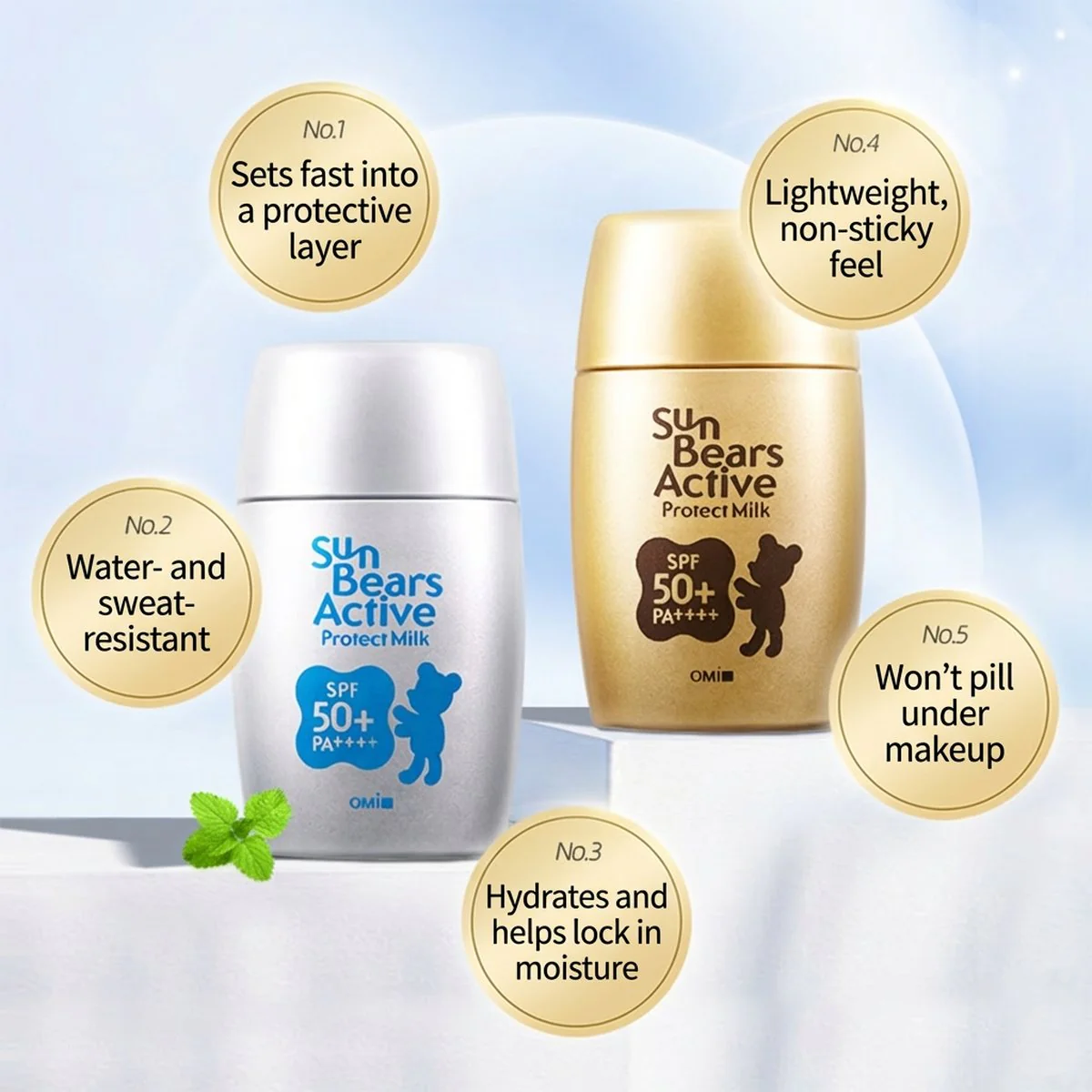 Sun Bears Active Protect Cool Sunscreen SPF 50+ PA++++ - 30g - Image 4