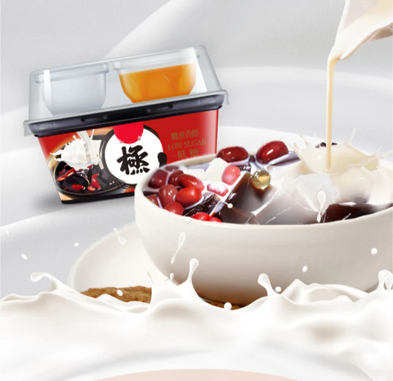 Sunity Red Bean and Milk Herbal Jelly - 2 Packs, 444g - Image 2