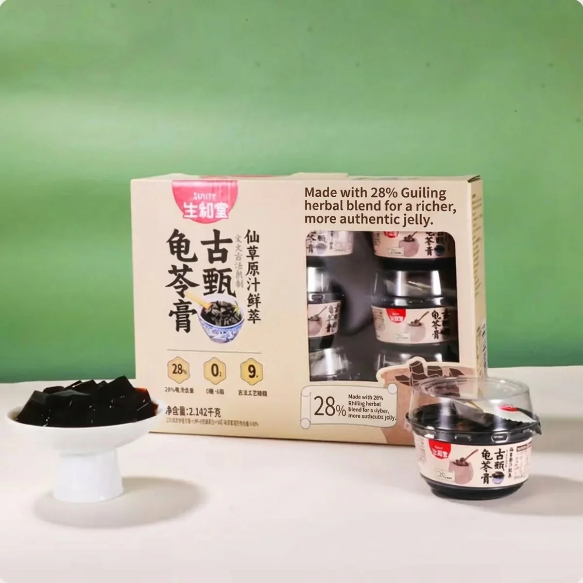 Sunity Traditional Guiling Herbal Jelly 238g x 9 Cups – Limited Import - Image 3
