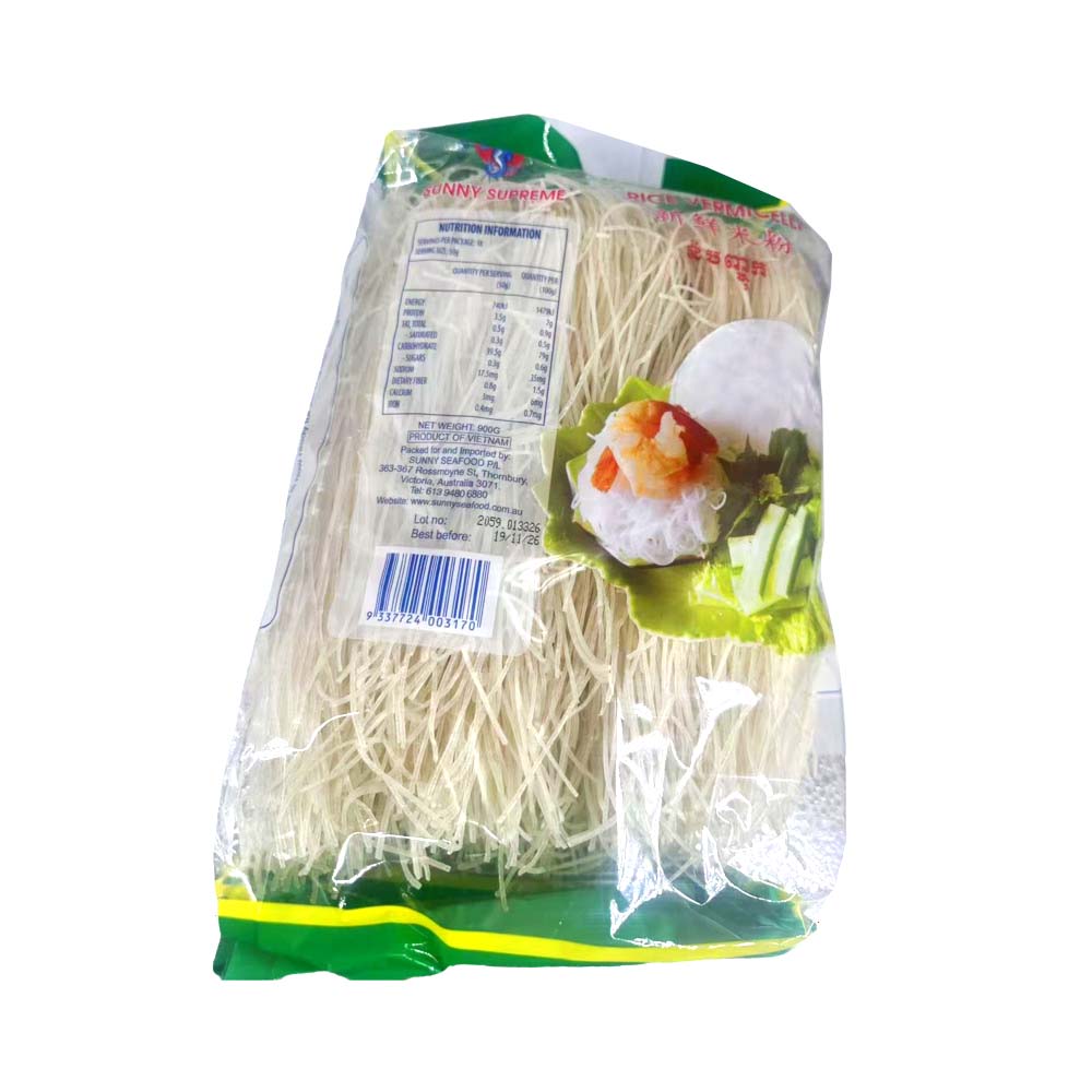 Sunny Supreme Sa Dec Vietnamese Rice Vermicelli 900g – Gluten-Free, Halal - Image 2