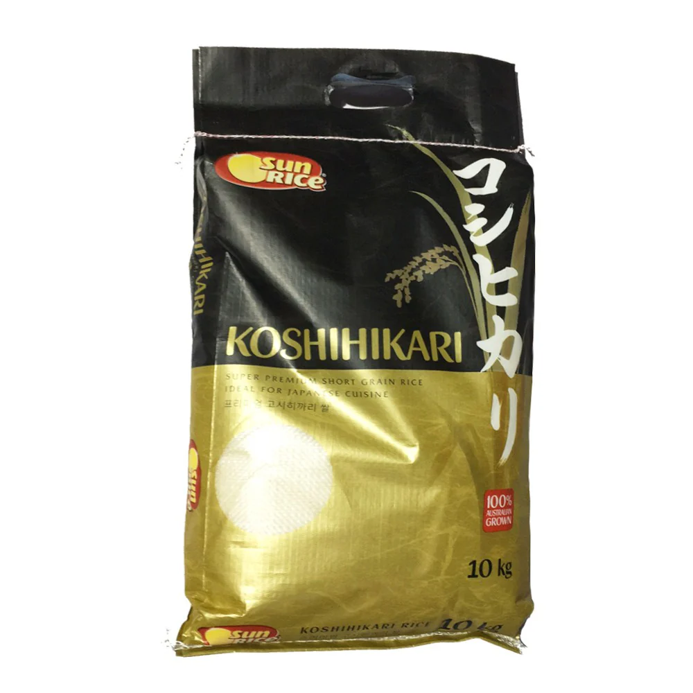 SunRice Koshihikari Short Grain Rice 10kg - Japanese-Style Sushi Rice