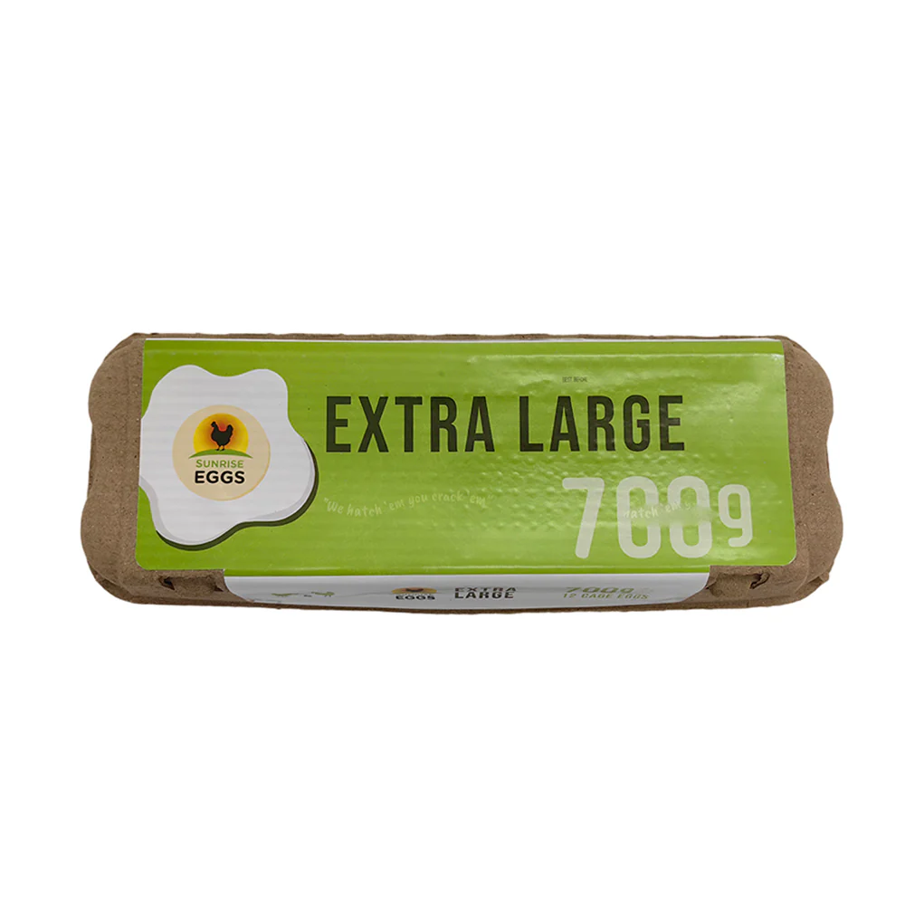 Sunrise Caged Extra Large Eggs - 12 Pieces, 700g - Image 3