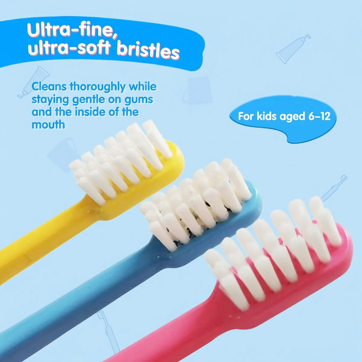 Sunstar Do Clear Kids Toothbrush (Ages 6–12, Soft) - Image 3