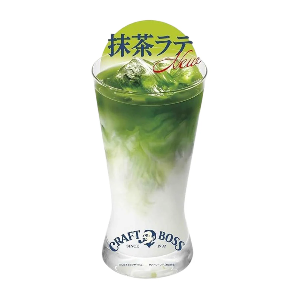 Suntory Craft Boss Matcha Latte 500ml – Stone-Ground Japanese Green Tea Milk Drink - Image 3