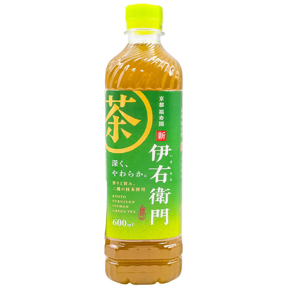 Suntory Iyemon Green Tea 600ml - Box of 24 - Image 2
