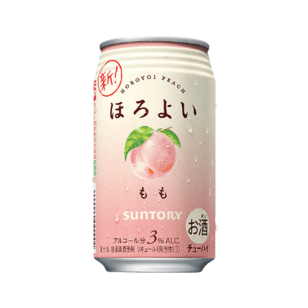 Suntory Peach Alcoholic Beverage - 3% ABV, 350ml - Image 3
