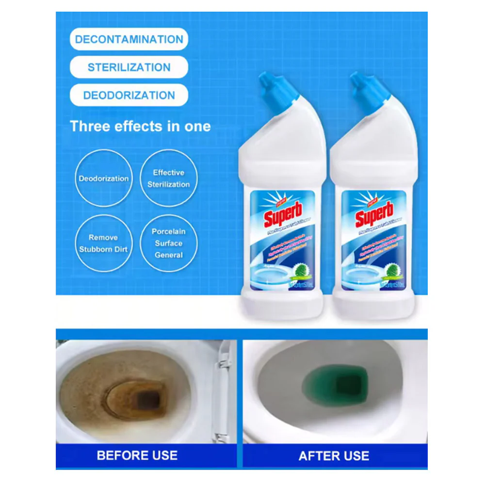 Superb Pine Fragrance Toilet Cleanser - 500ml - Image 2