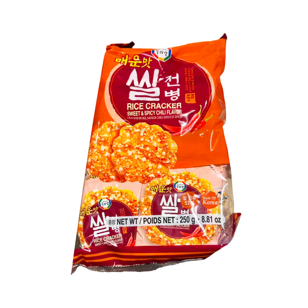 Surasaeng Sweet & Spicy Chili Rice Crackers 250g - Korean Snack
