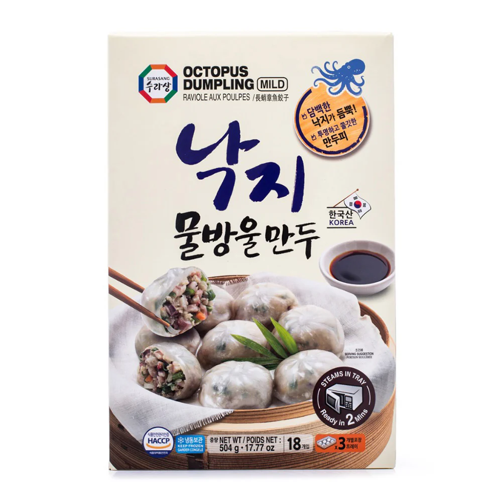 Surasang Frozen Octopus Dumplings - 504g