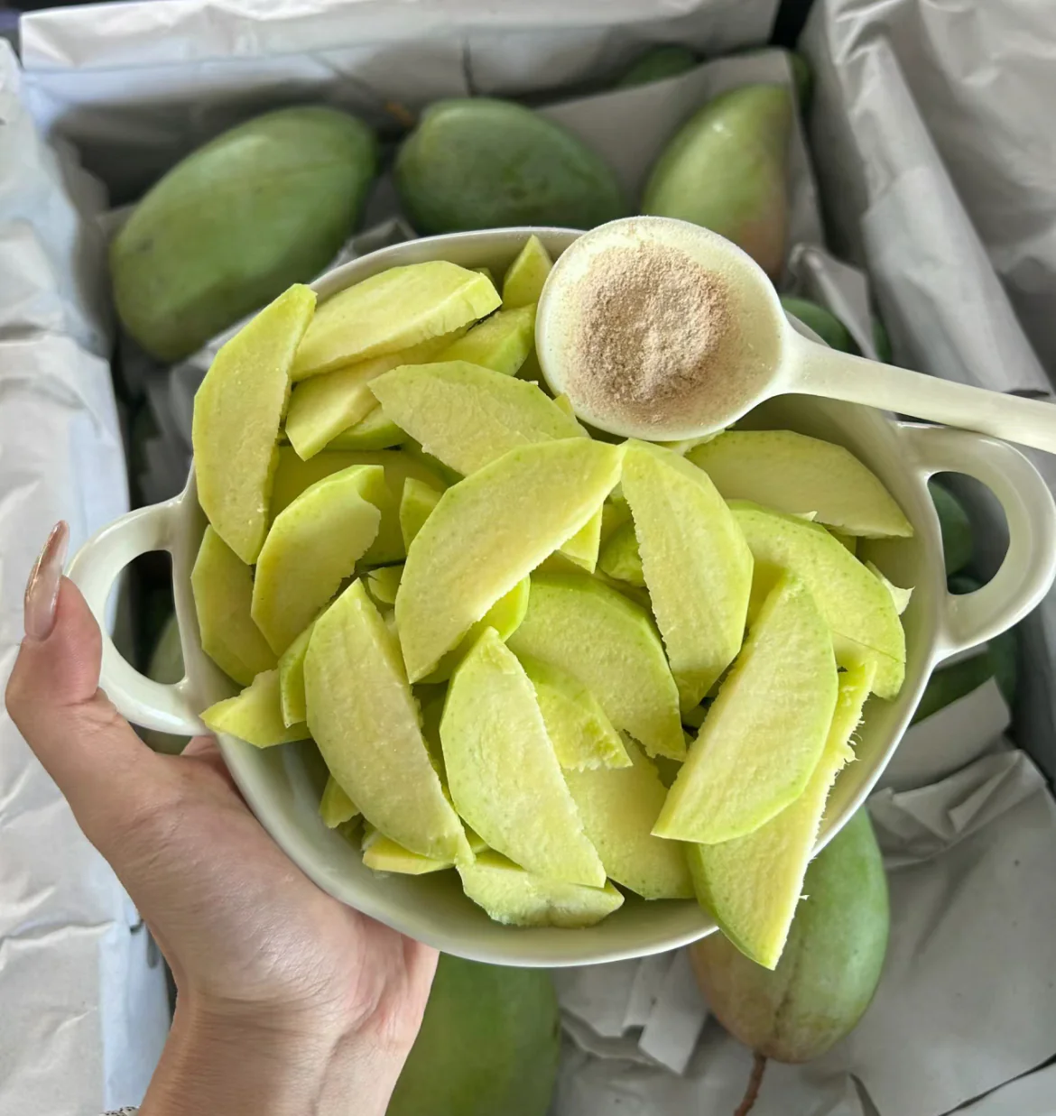 Sweet Imported Green Mango - 1 Piece - Image 4