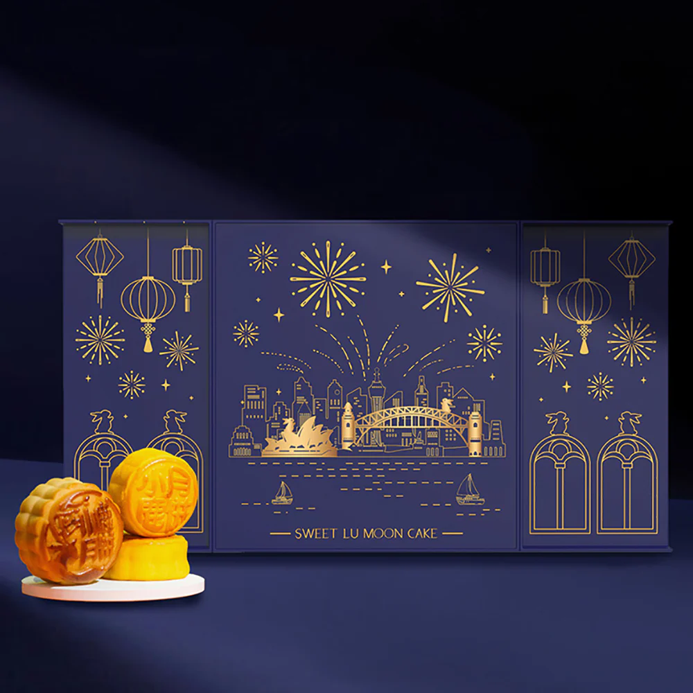 Sweet Lu Romantic Star and Moon Mooncake Gift Box 8 Pieces B - Image 2