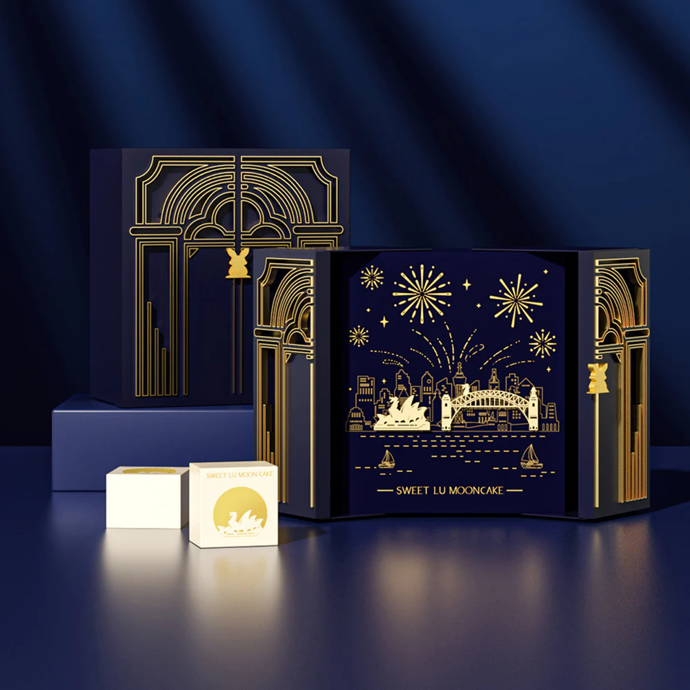 Sweet Lu Romantic Star and Moon Mooncake Gift Box 8 Pieces B - Image 4