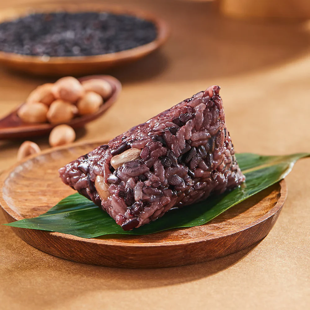 Synear Frozen Purple Glutinous Rice and Peanut Zongzi - 6 Pieces, 440g - Image 3