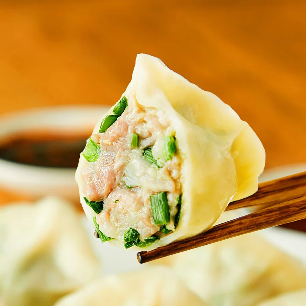 Synear Pork & Leek Dumplings - 500g - Image 2