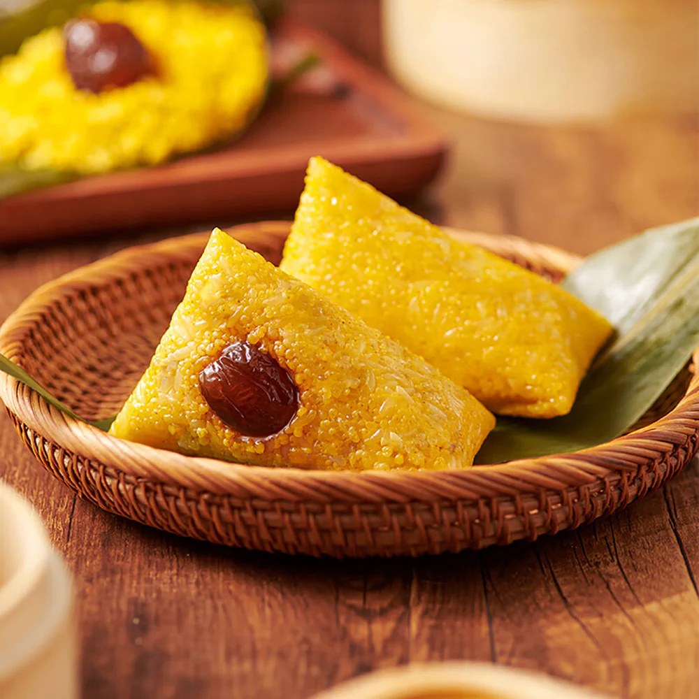 Synear Yellow Rice and Honey Date Zongzi - 2 Pieces, 200g - Image 3