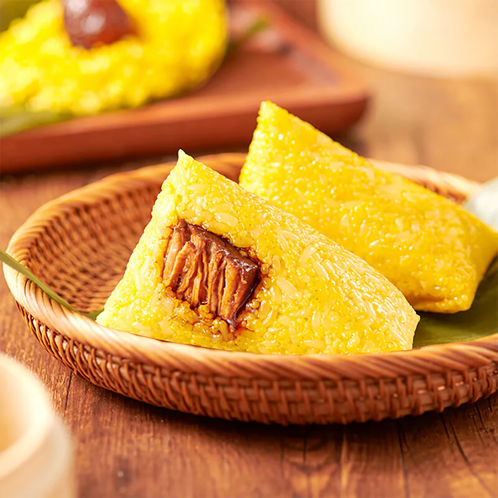 Synear Yellow Rice Pork Zongzi - 2 Pieces, 200g - Image 3