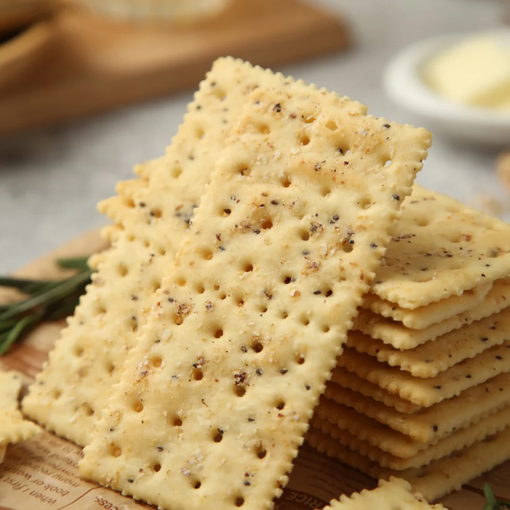 Tafe Black Truffle Ham Soda Biscuits with Quinoa Chia Seed Flavor - 1.16kg - Image 3