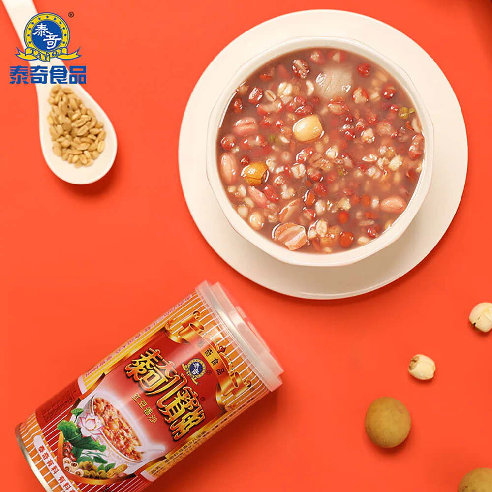 Taichi Red Bean Eight Treasures Porridge - 370g x 24 Cans - Image 4