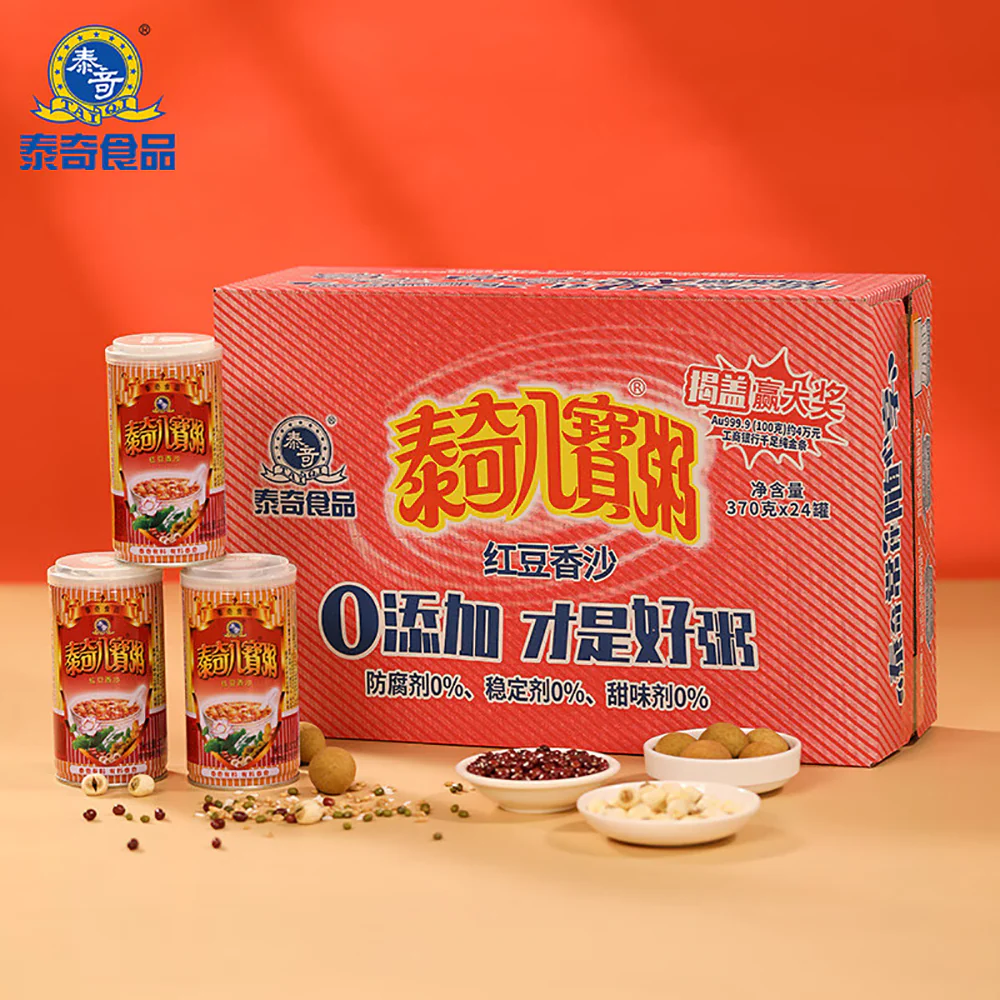Taichi Red Bean Eight Treasures Porridge - 370g x 24 Cans - Image 5