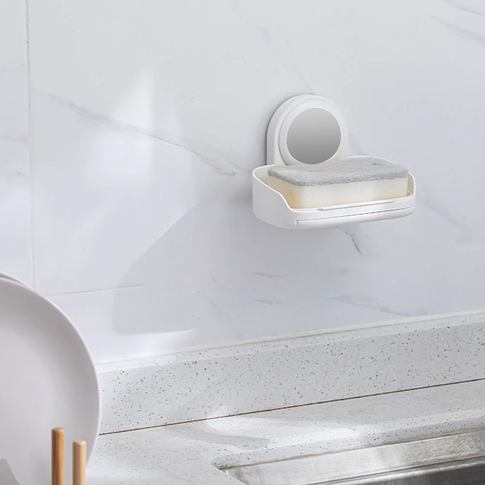 Taili Creative Bathroom Soap Holder - White - Image 2