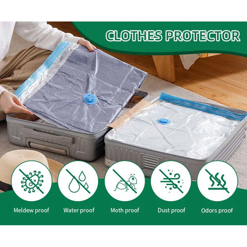 Taili Vacuum Storage Bag Set with Hand Pump - 12 Pack - Image 5
