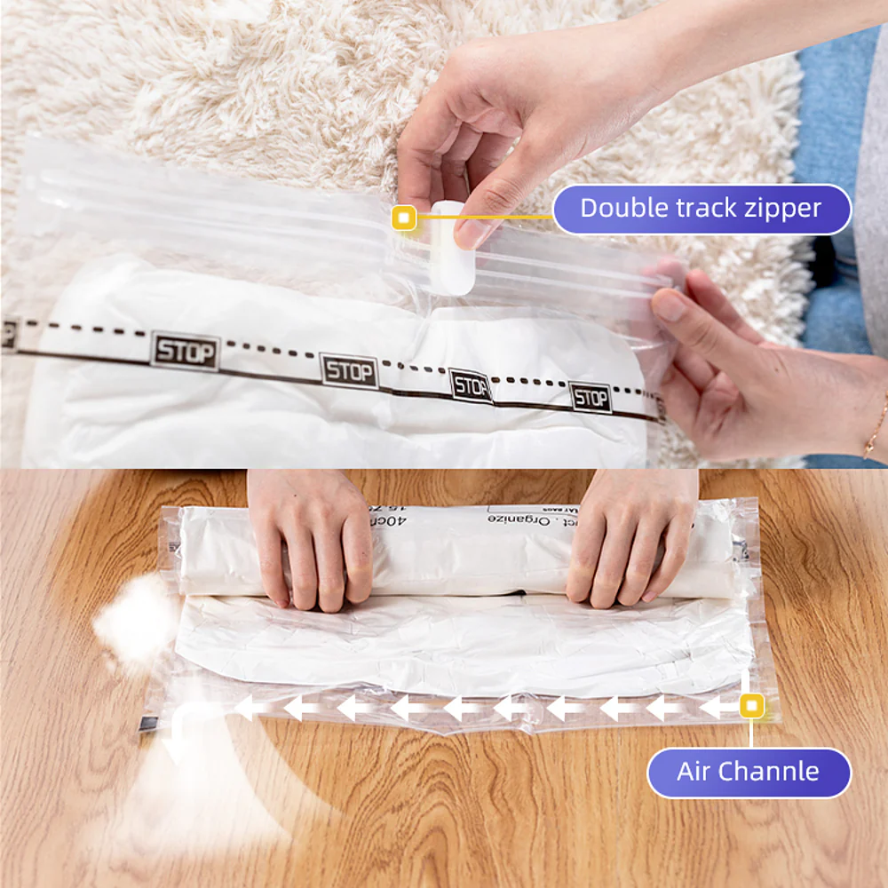 Taili Venus Hand Roll Vacuum Bags - 30x40cm 5pcs, 40x60cm 5pcs - Image 3