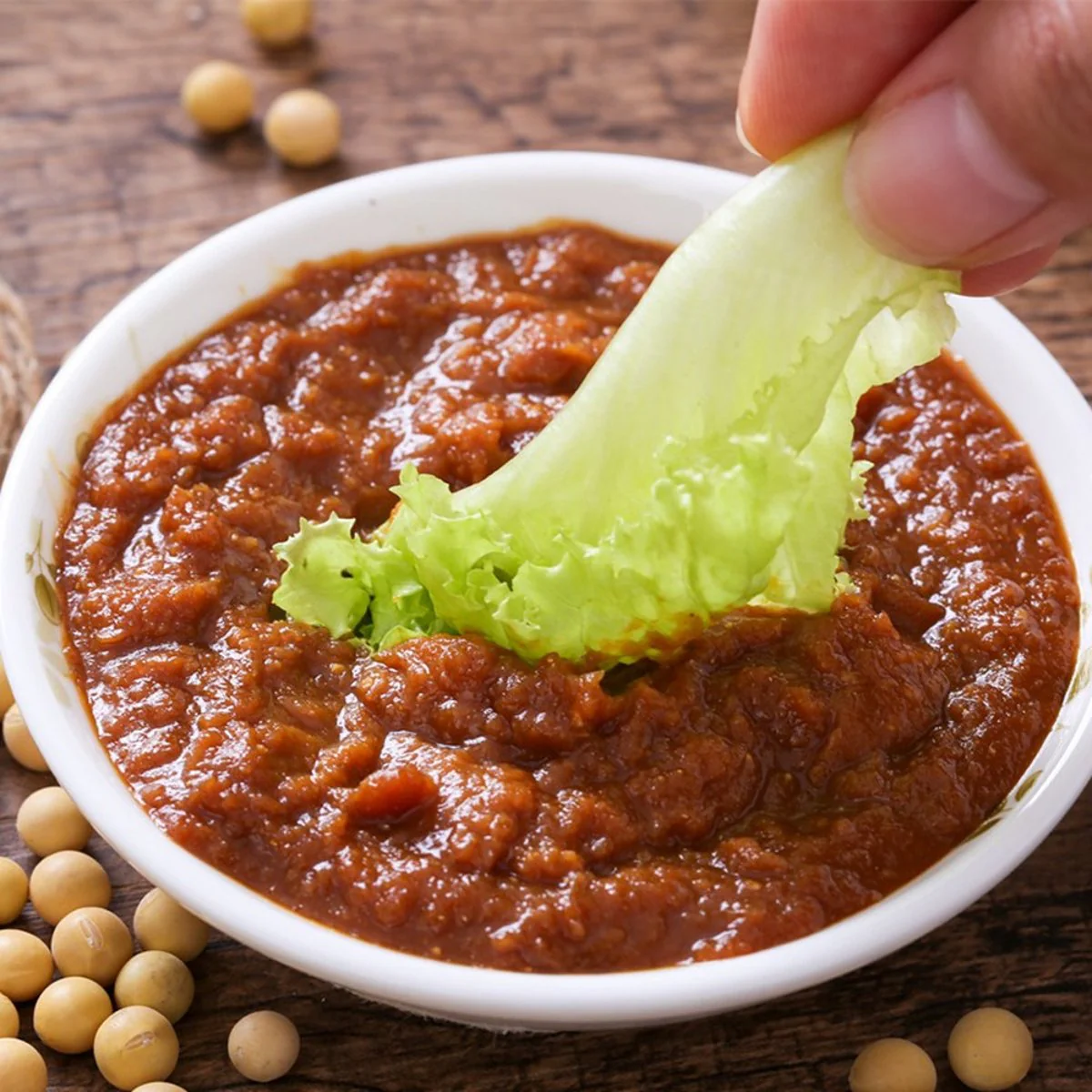 Taiyangdao Yellow Soybean Paste 600g - Chinese Fermented Soybean Paste - Image 2