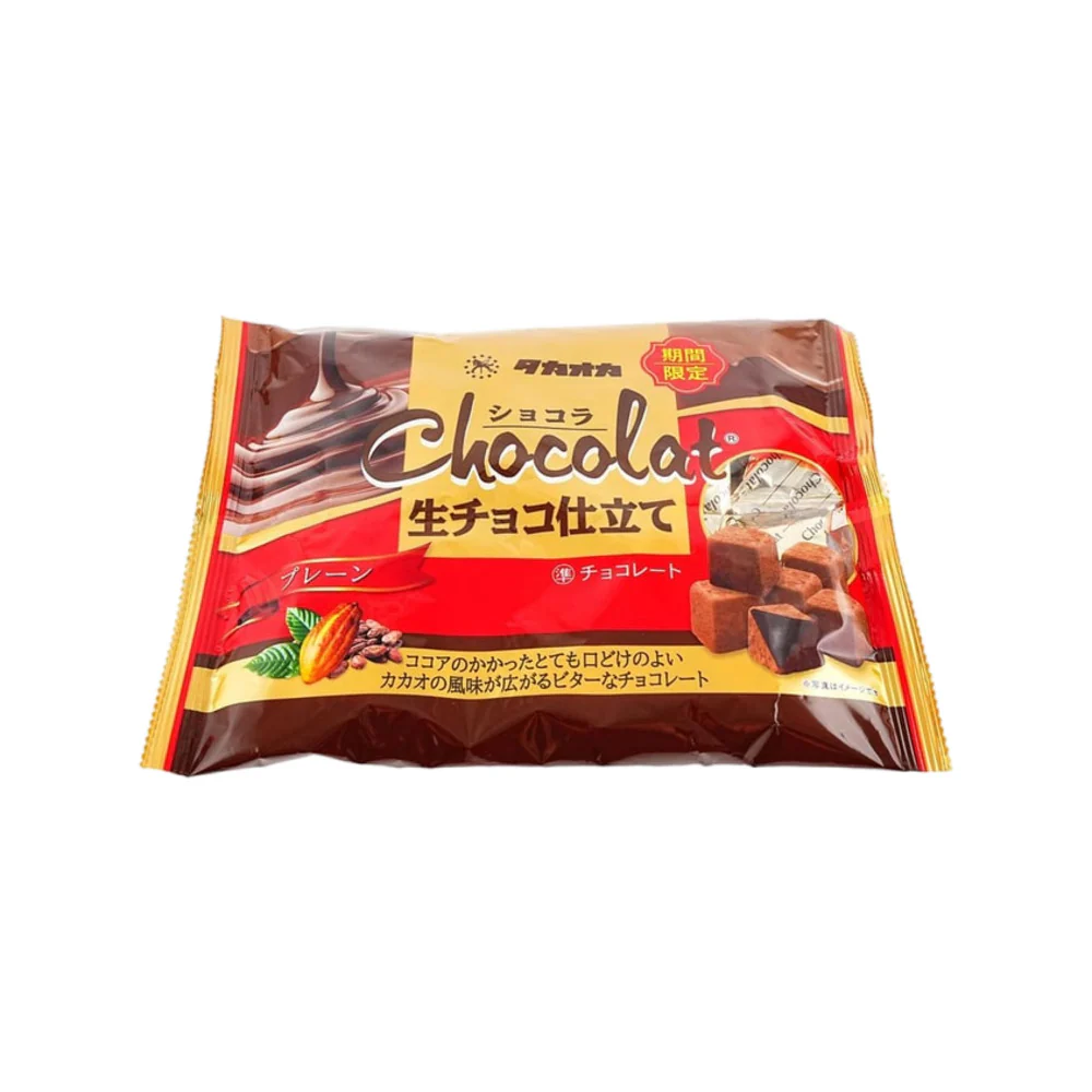 Takaoka Chocolat Nama Chocolate Plain 125g - Japanese Cocoa-Dusted Soft Truffle Bites - Image 2