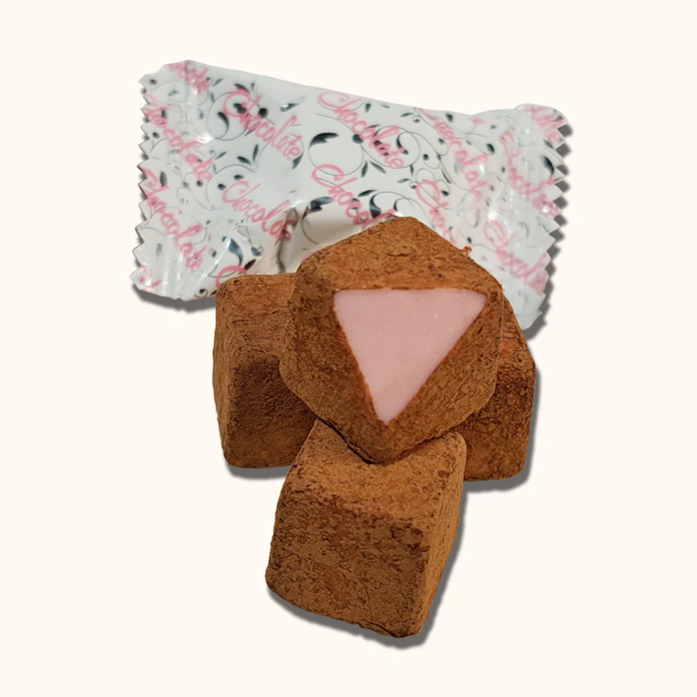 Takaoka Chocolat Strawberry Nama Chocolate 120g - Japanese Soft Ganache Bites - Image 2
