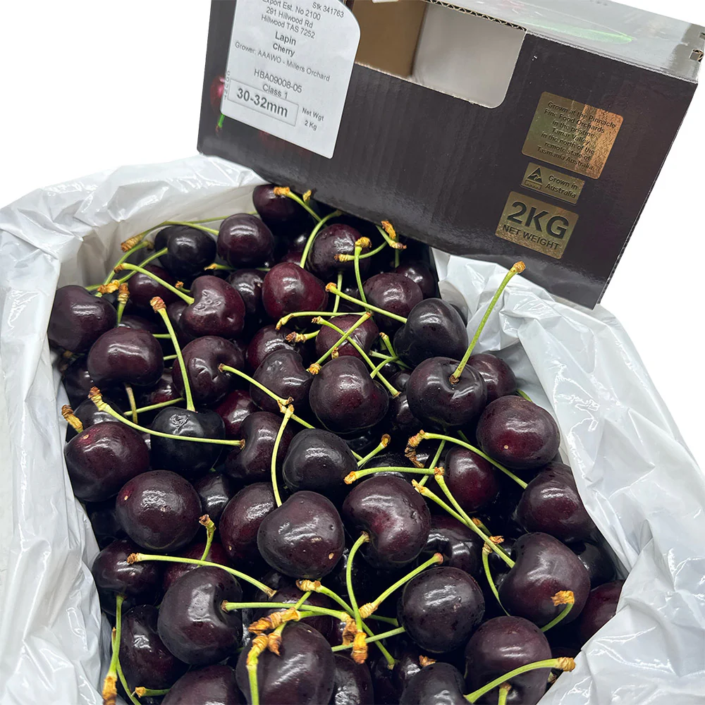 Tamar Valley Fruit Lapin Cherries Gift Box 30-32mm - 2kg - Image 5