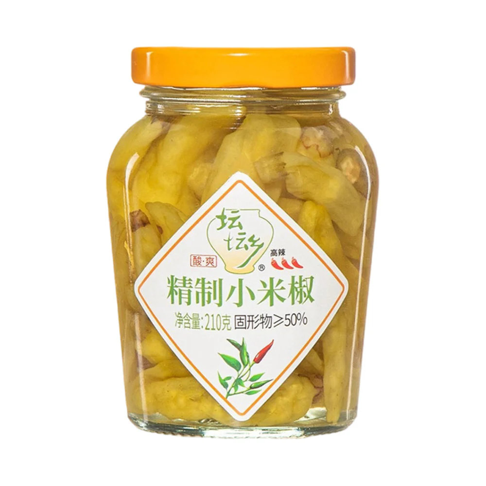 Tan Tan Xiang Pickled Xiaomijiao Chillies 210g