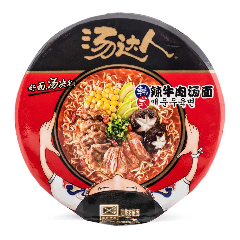 Tang Daren Korean Spicy Beef Ramen Bowl - 136g