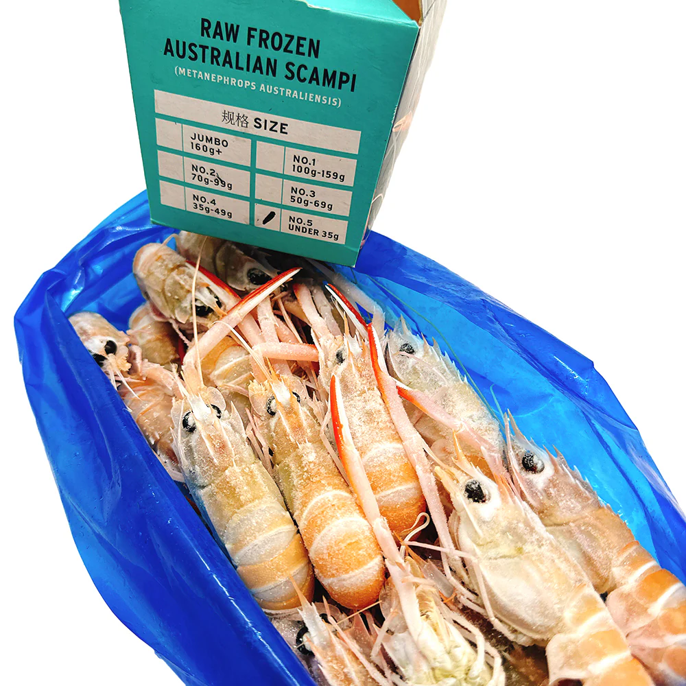 Tarini Brand Frozen Whole Scampi NO.5 - 1kg - Image 2