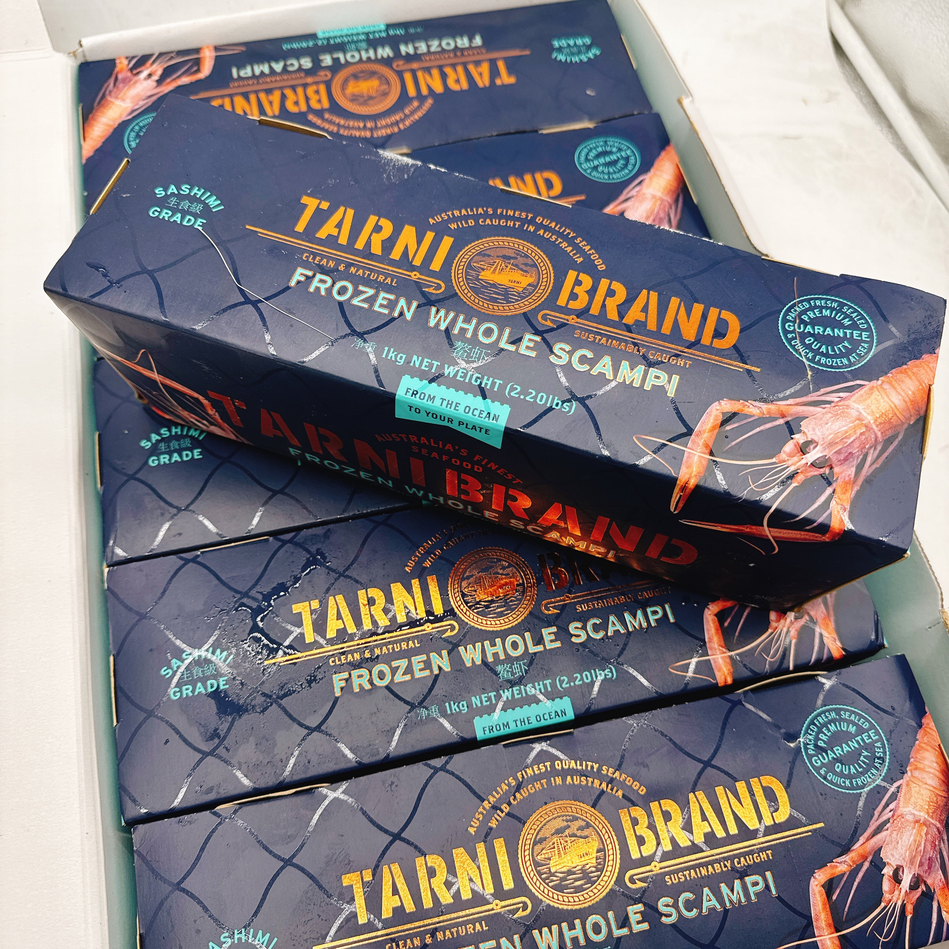 Tarini Brand Frozen Wild Western Australian Scampi NO.4 - 1kg - Image 4