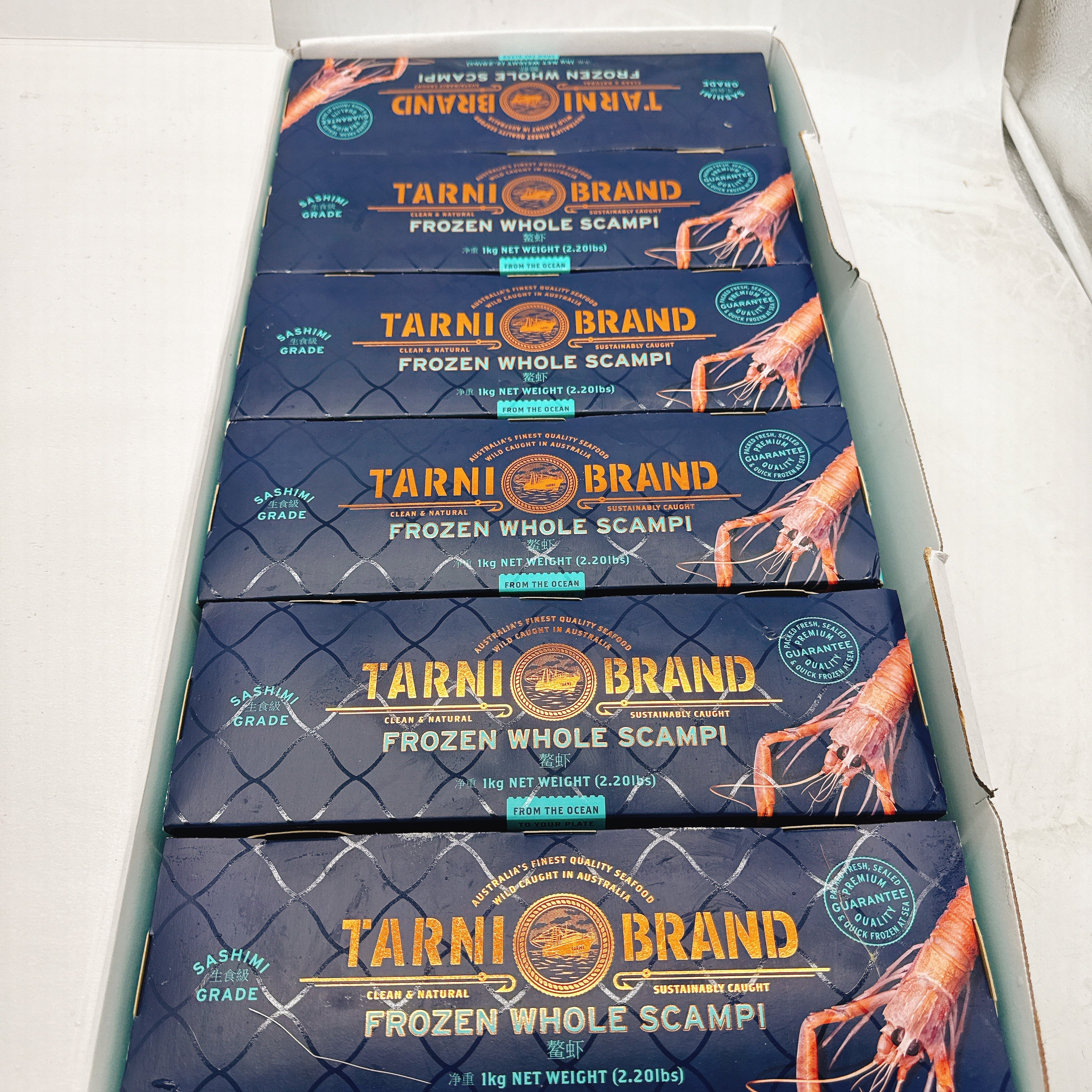 Tarini Brand Frozen Wild Western Australian Scampi NO.4 - 1kg - Image 5