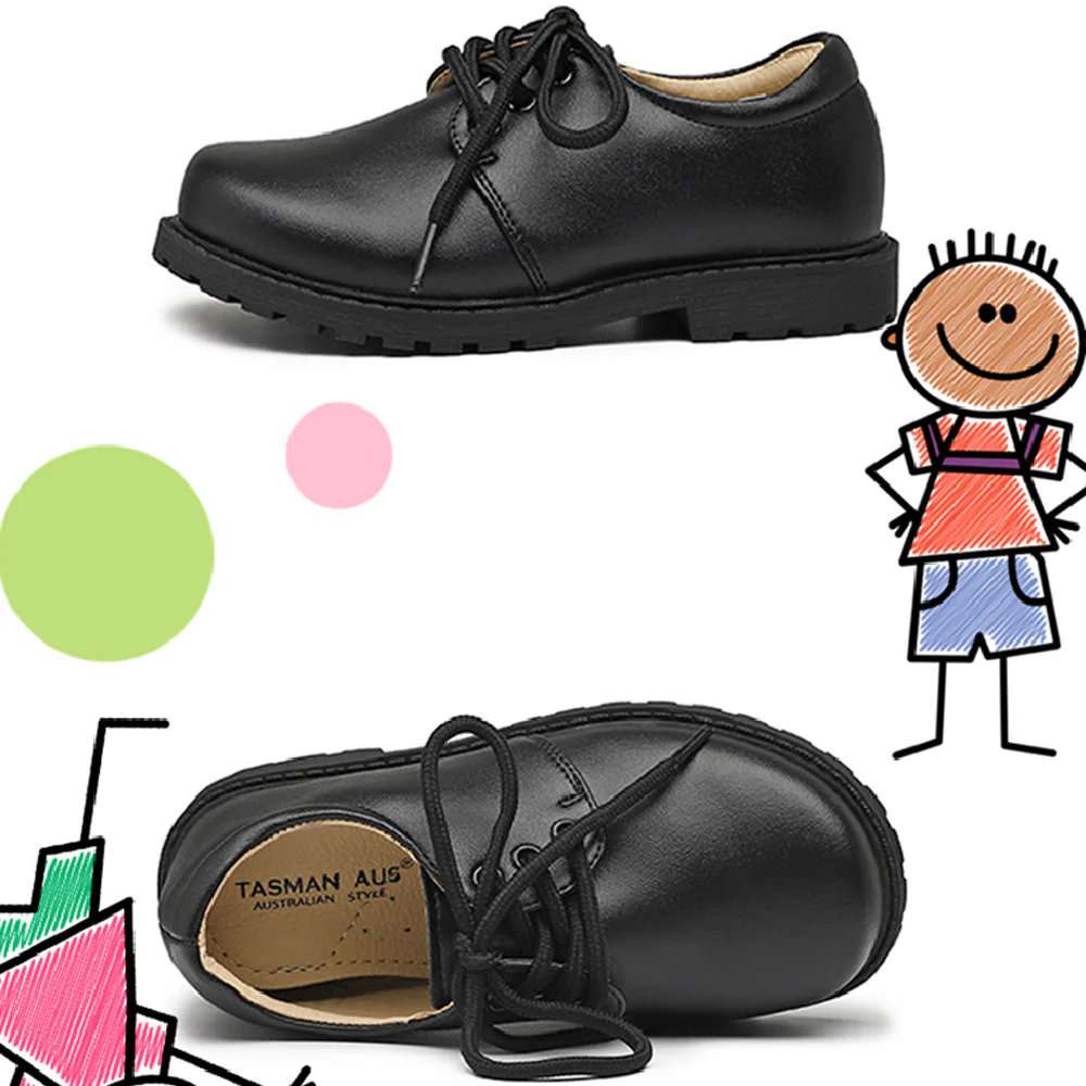 Tasman UGG Lace-Up School Shoes Black EU 35 - Image 3