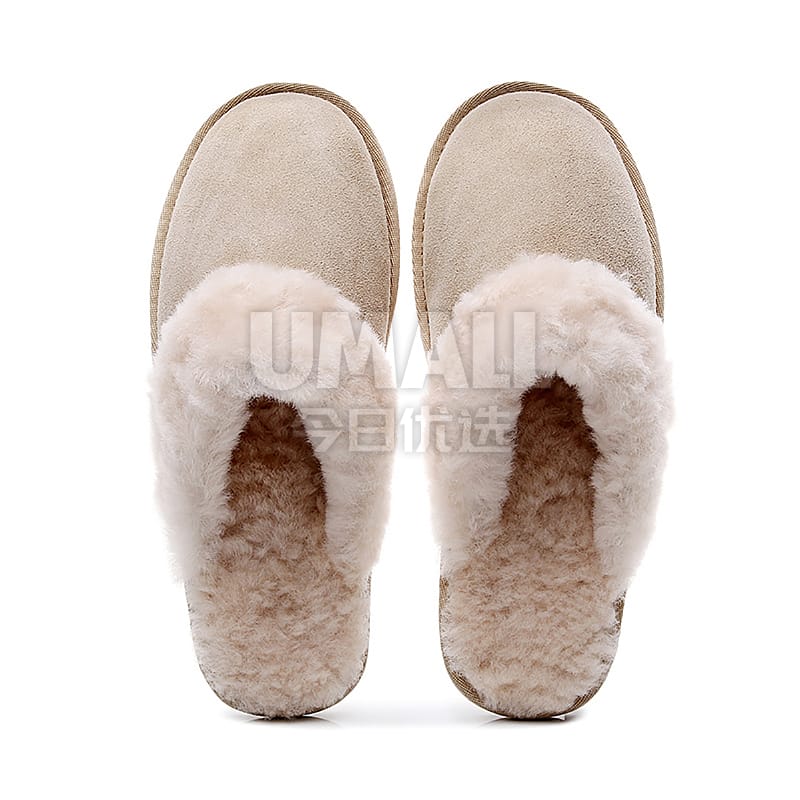 Tasman UGG Sheepskin Slippers Sand Color Size XL - Image 2